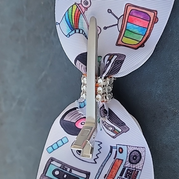 Rock'N 80s Hair Bow - Picture 4 of 4